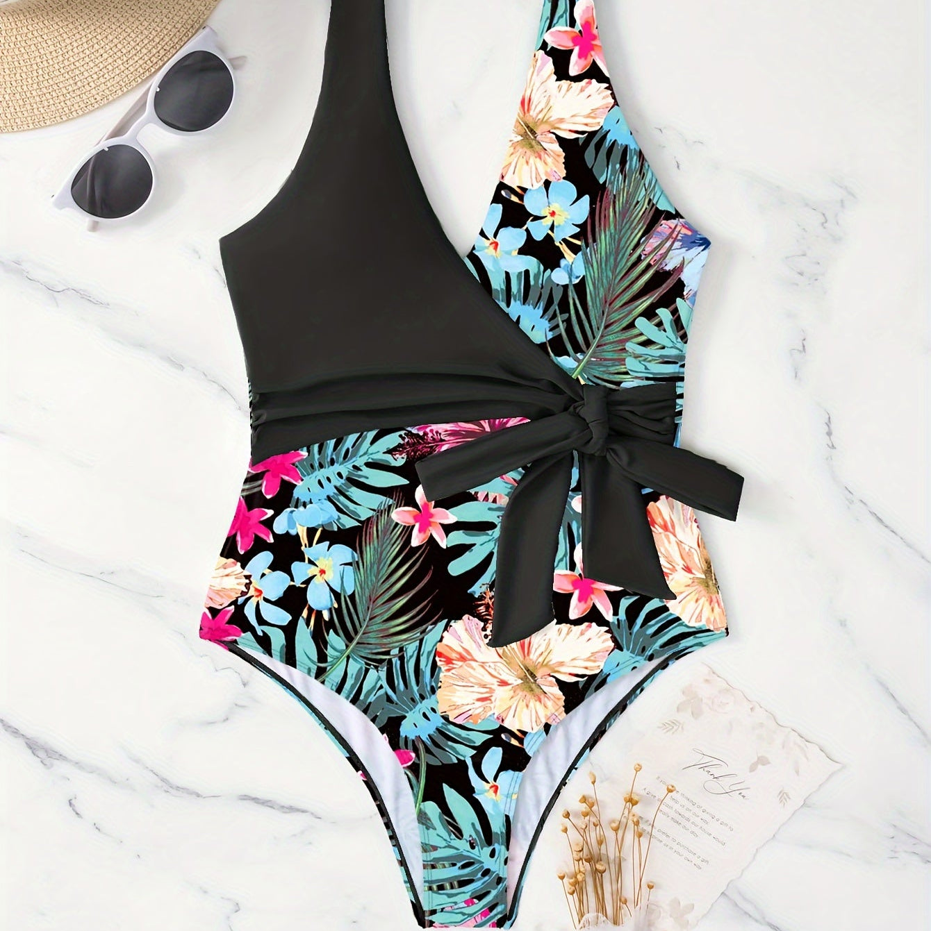 Tropical Lace One-Piece