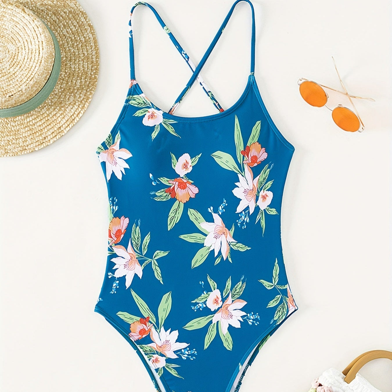 Cand Tropical Cross-Back swinsuit