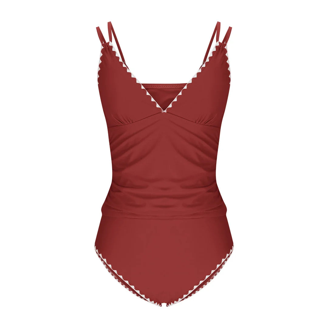 Zoe Tankini V-neck and delicate details