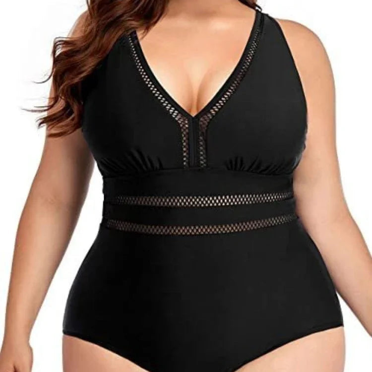 Charming Mesh One-Piece — Elegant, Confident Curves