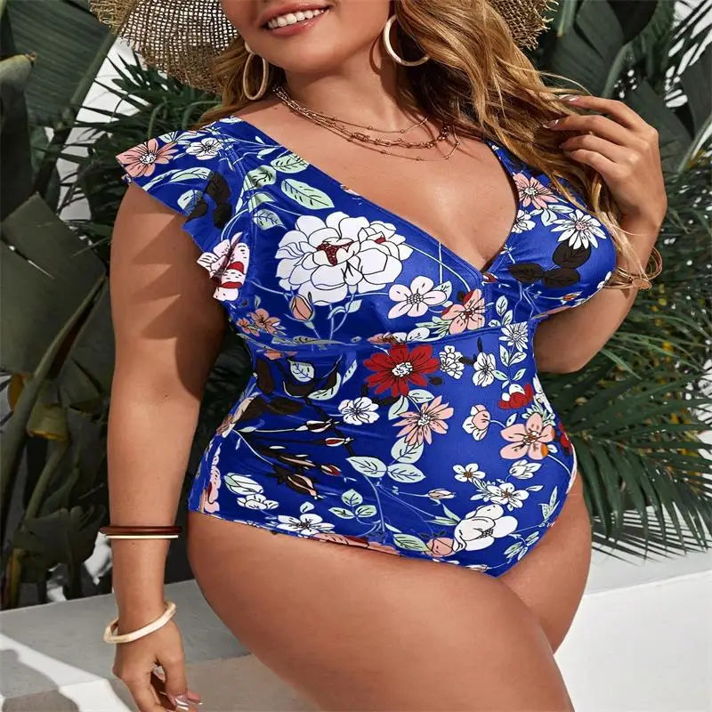 Women's Plus Size One-Piece Swimsuit