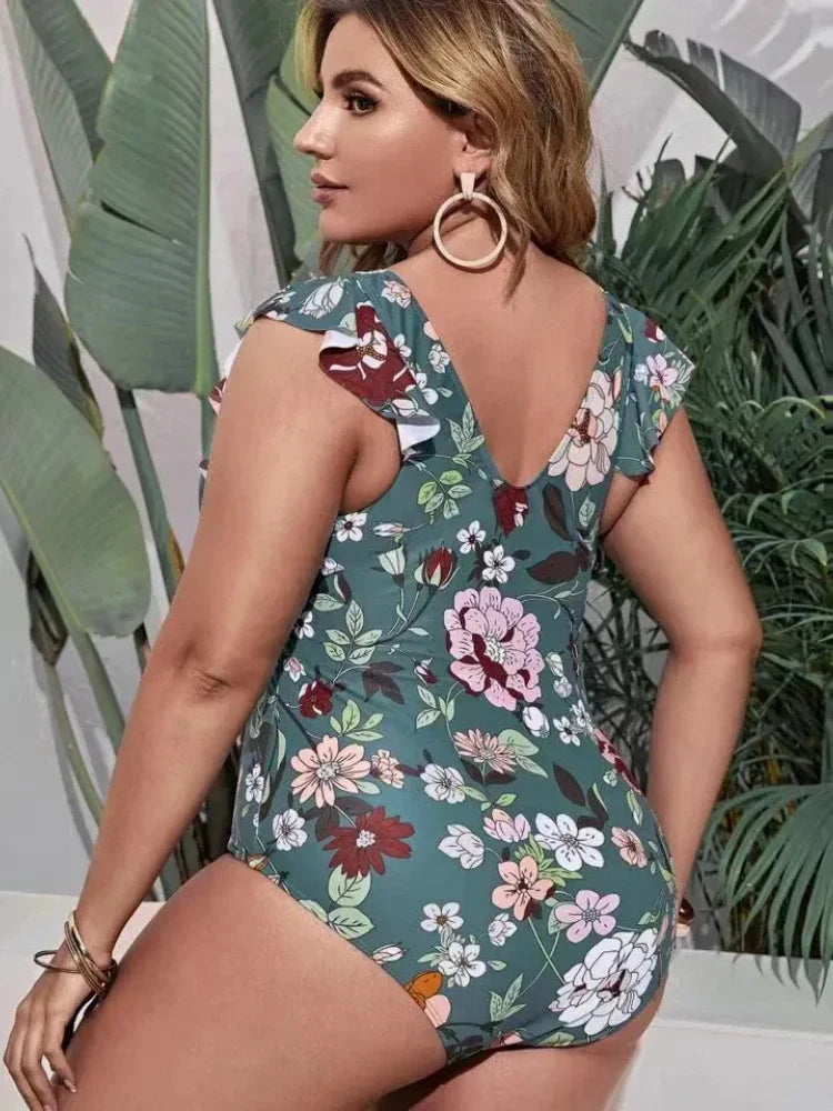 Women's Plus Size One-Piece Swimsuit