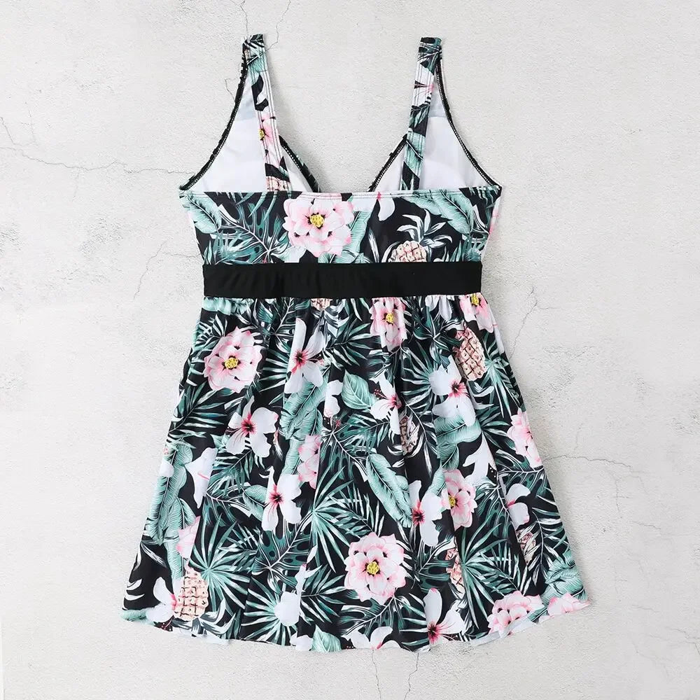 Dress-Style Bikini with Shorts