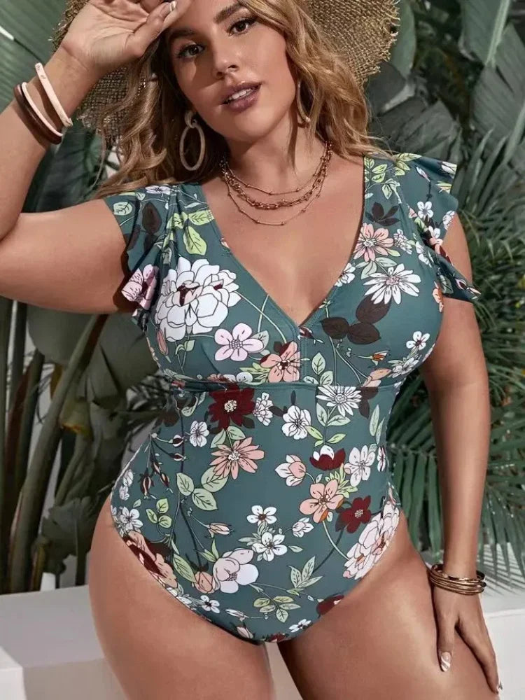 Women's Plus Size One-Piece Swimsuit
