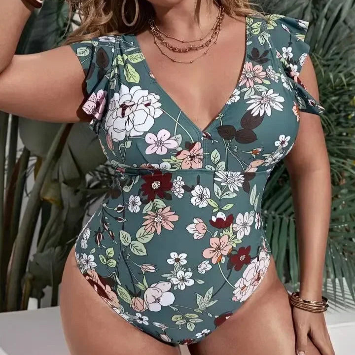 Women's Plus Size One-Piece Swimsuit