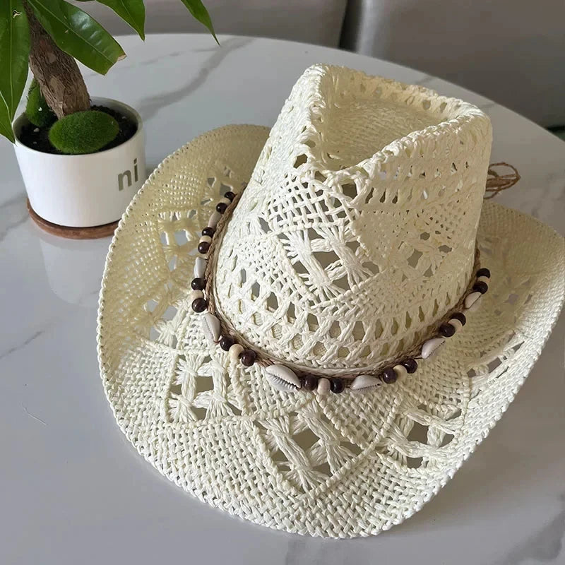 Western Straw Cowboy Hat