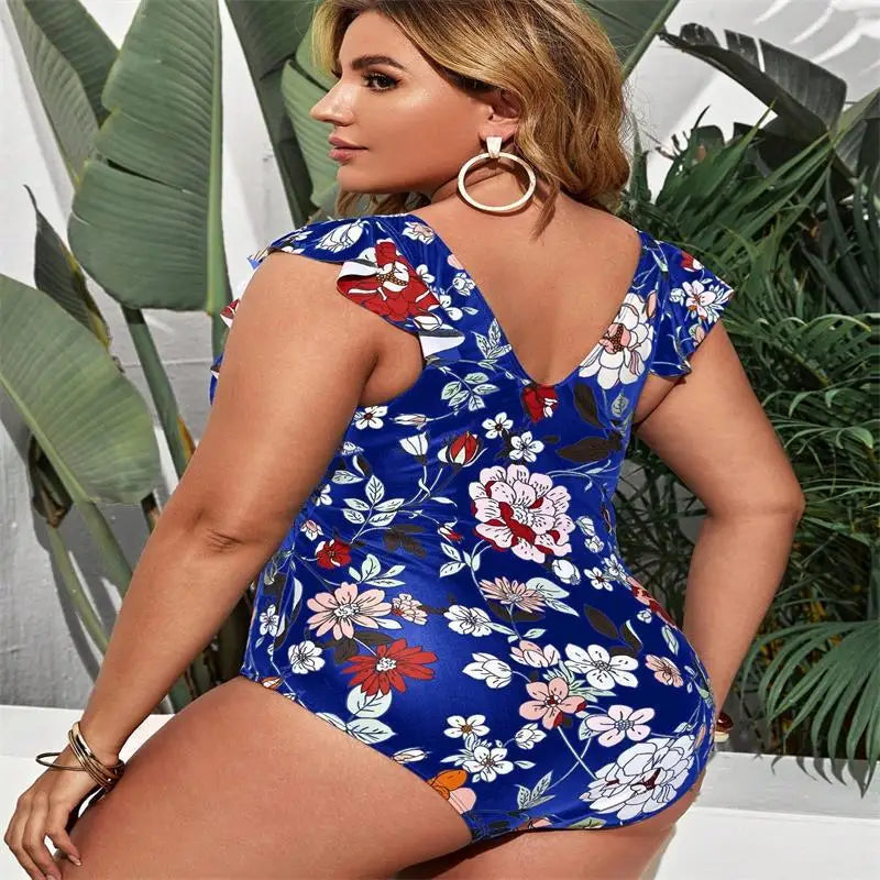 Women's Plus Size One-Piece Swimsuit