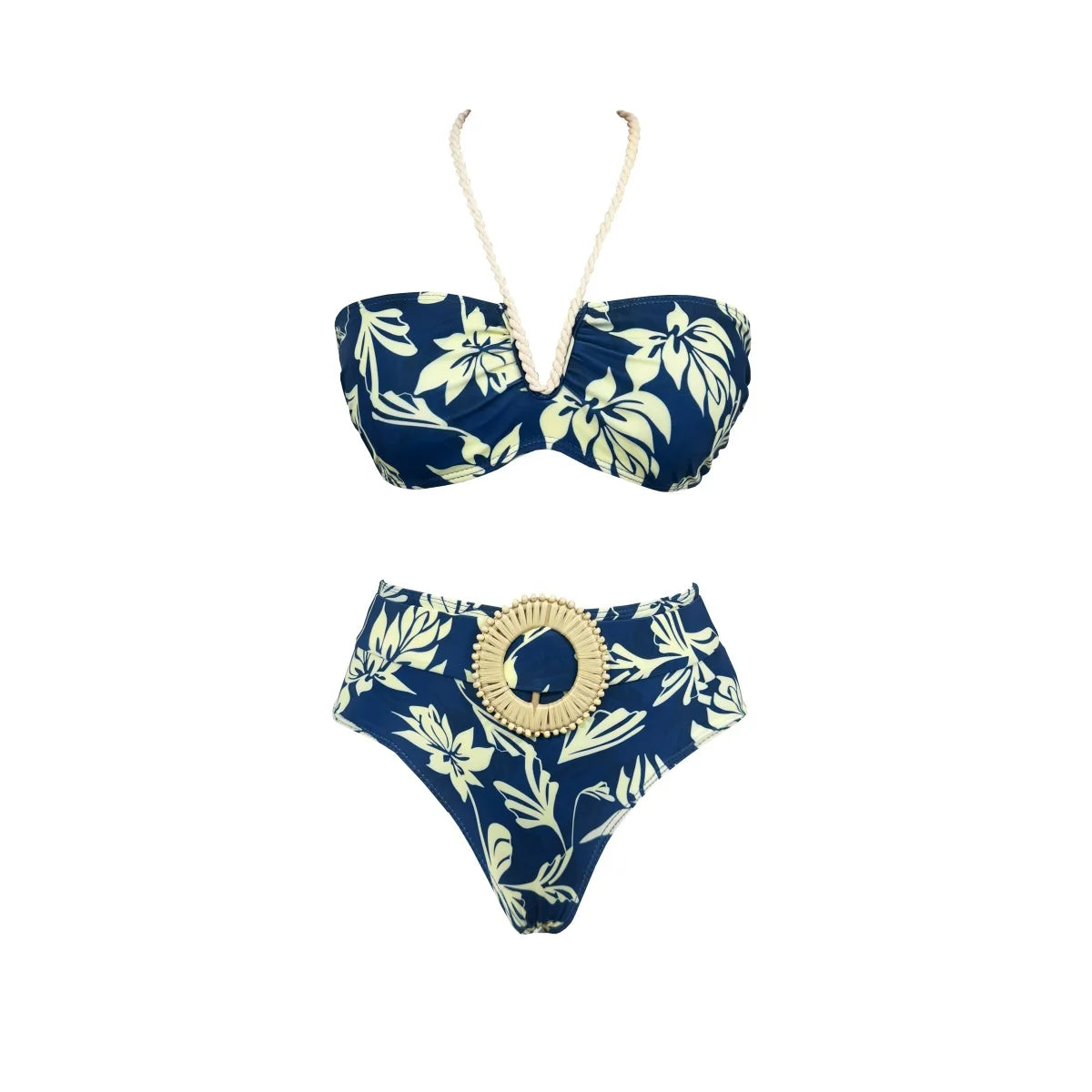 Bellezza — High-Waisted Bikini &Cover-Up Set