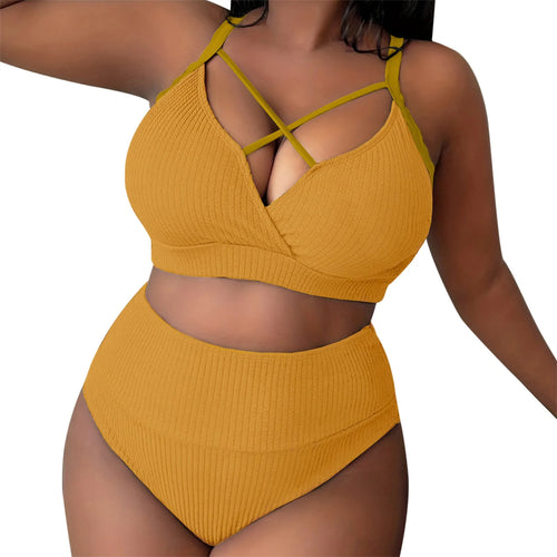 Plus Size Curvy Brazilian Bikini — Underwire Lift, Low-Rise Bottom