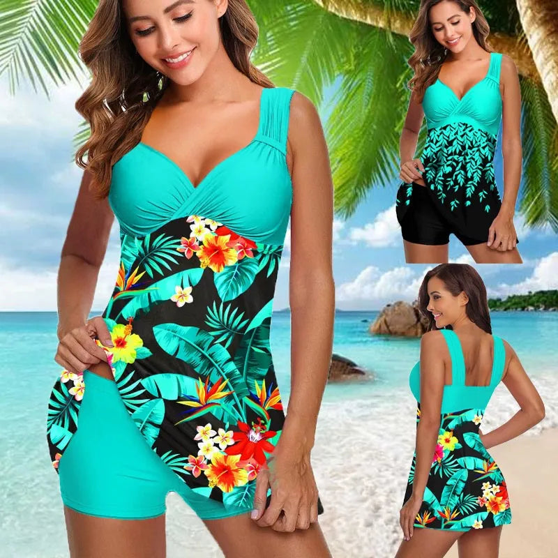 Floral Print Tankini
