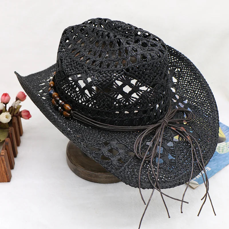 Western Straw Cowboy Hat