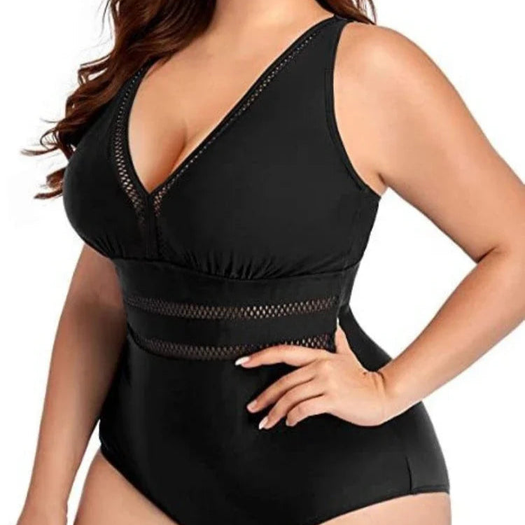 Charming Mesh One-Piece — Elegant, Confident Curves