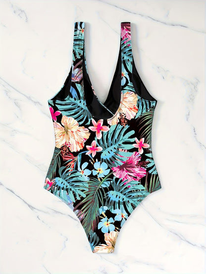 Tropical Lace One-Piece