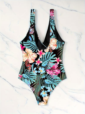 Tropical Lace One-Piece