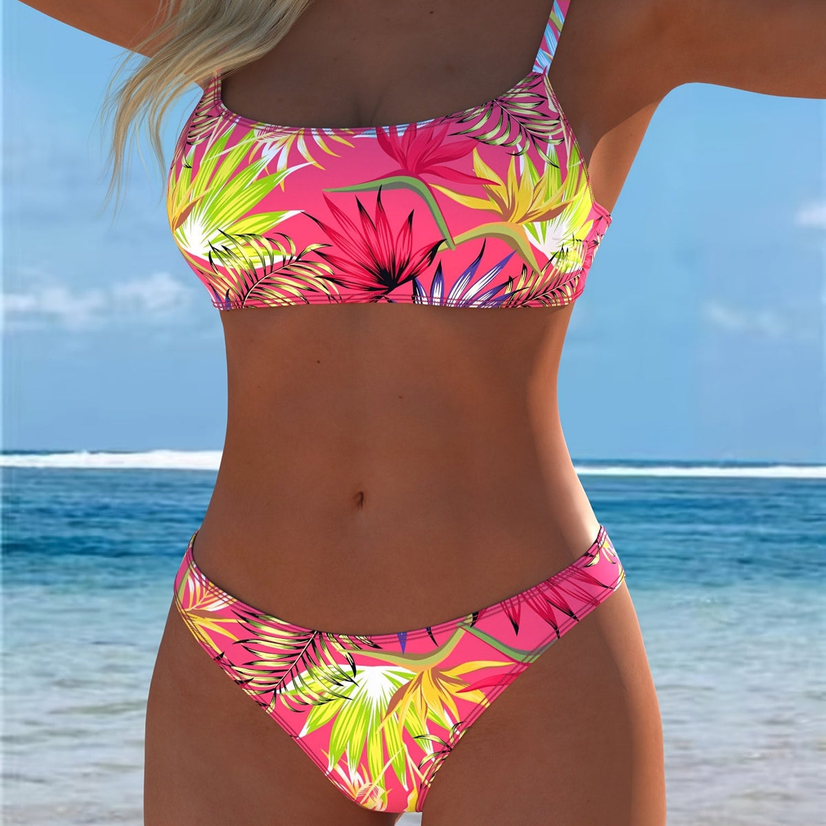 Tropical Harmony Two-Piece Bikini Set