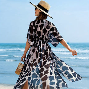 New Beach Skirt Bikini Cover-Up Hawaiian Vacation Wrap Dress for