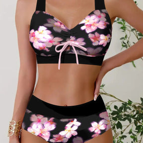 Women's Plus Size Halter Bikini Set