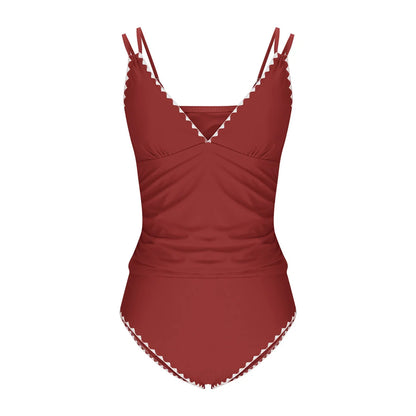 Zoe Tankini V-neck and delicate details