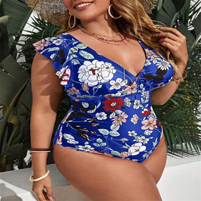 Women's Plus Size One-Piece Swimsuit