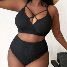 Plus Size Curvy Brazilian Bikini — Underwire Lift, Low-Rise Bottom