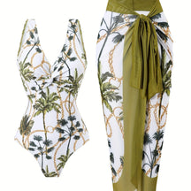 Island Luxe Swimsuit and Beach Cover-up Combo