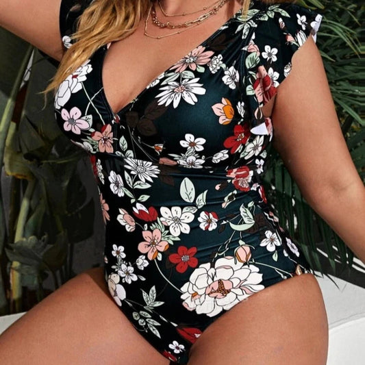 Women's Plus Size One-Piece Swimsuit