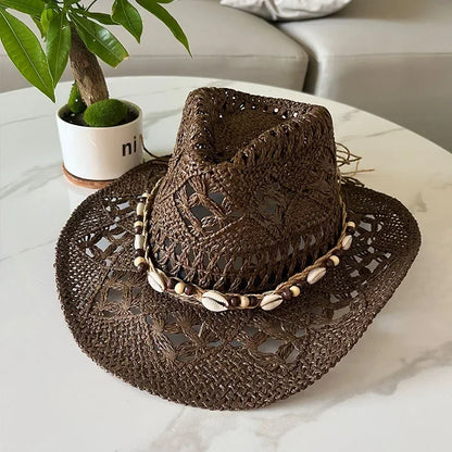 Western Straw Cowboy Hat