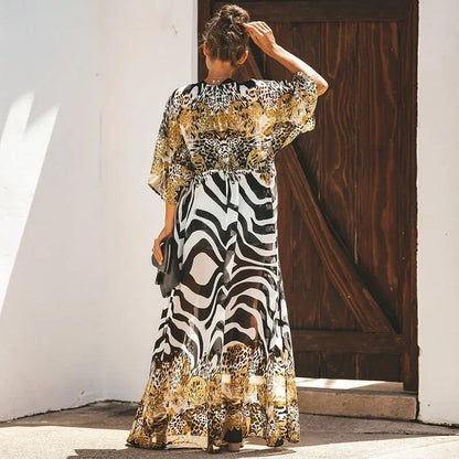 Leopard Dune – Long Beach Cover-Up