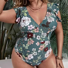 Women's Plus Size One-Piece Swimsuit