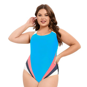 Women's Plus Size Round-Neck One-Piece
