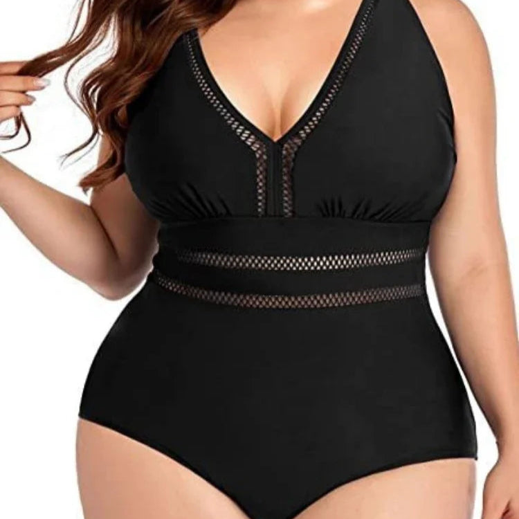 Charming Mesh One-Piece — Elegant, Confident Curves