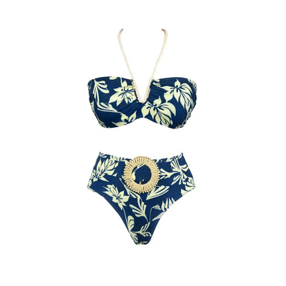 Bellezza — High-Waisted Bikini &Cover-Up Set