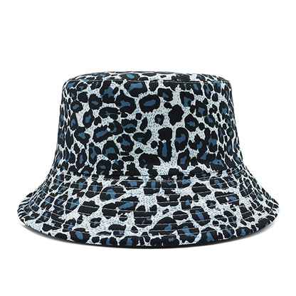 Women's Leopard-Print Bucket Hat — Packable Sun Shade